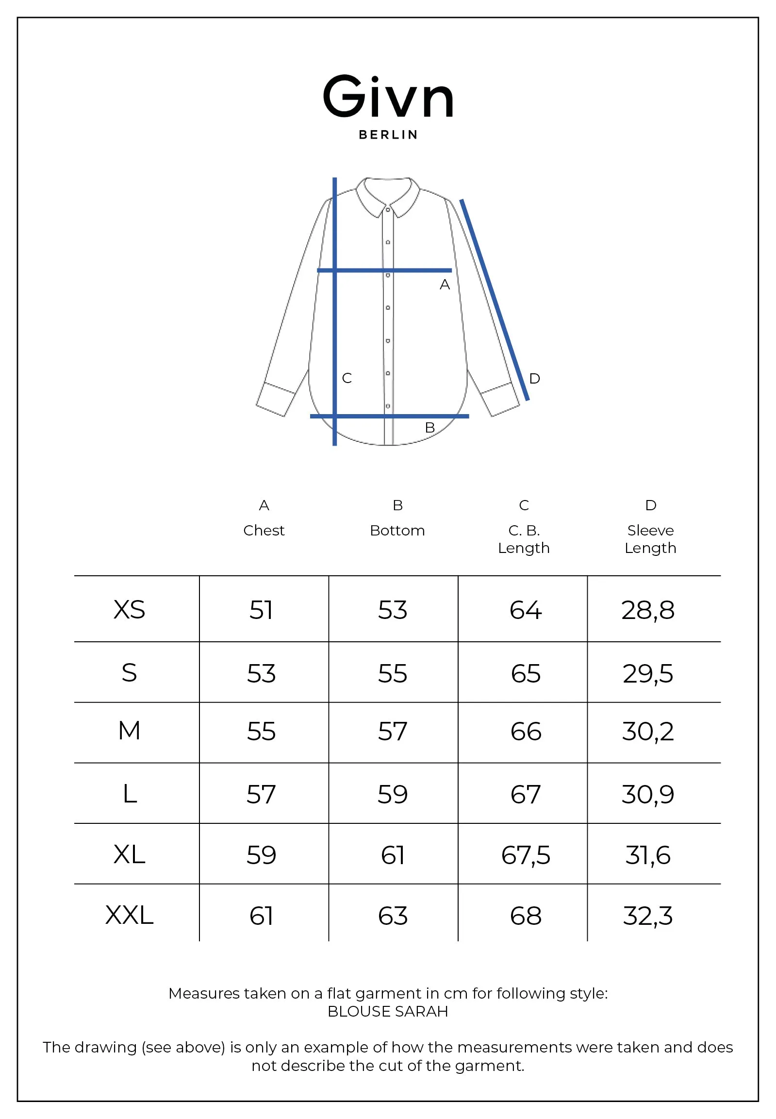 Short-sleeved blouse GBSARAH relaxed fit from LENZING™ ECOVERO™ - White Givn Berlin