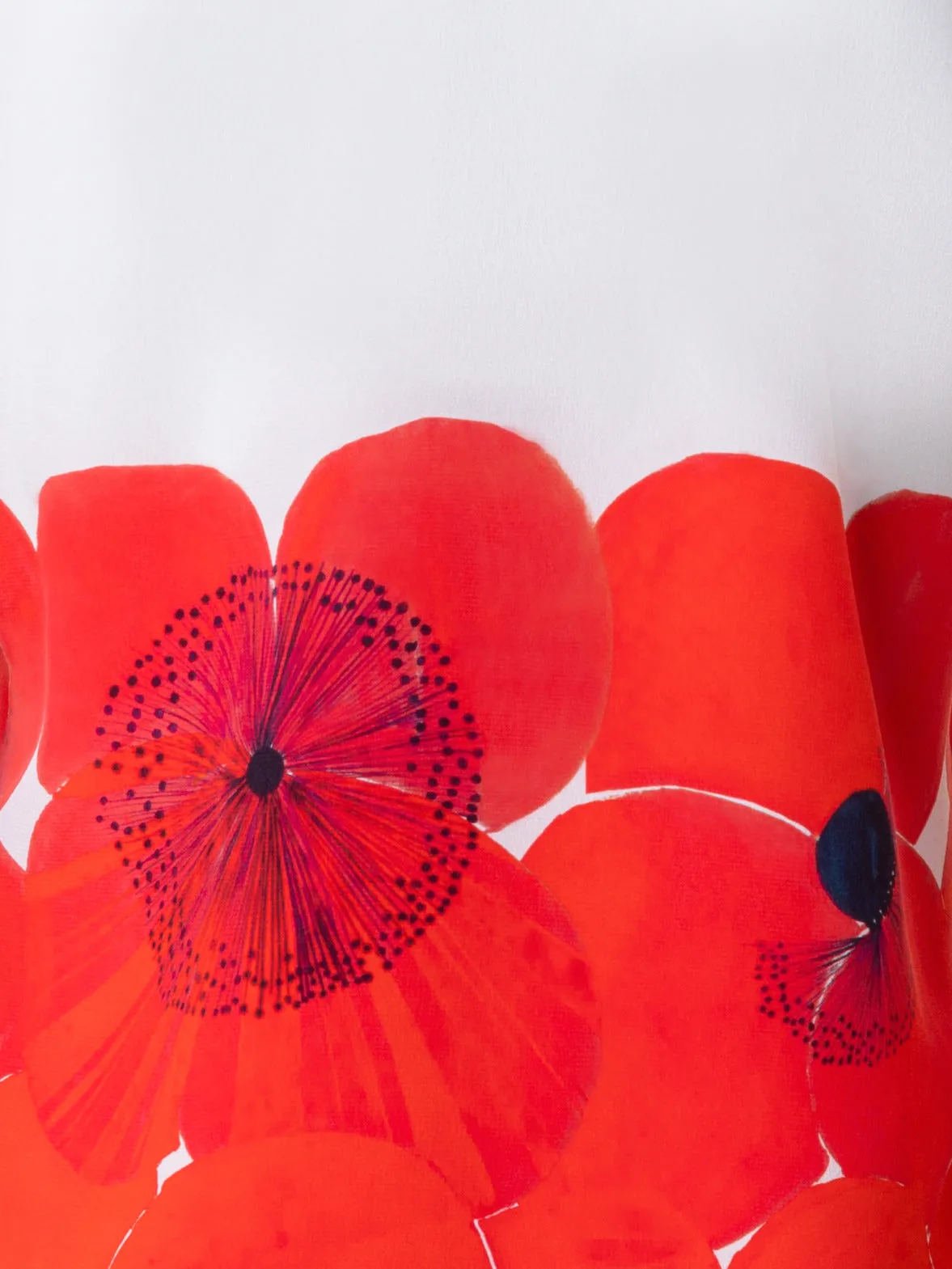 Silk Crêpe Blouse Poppy Print Akris