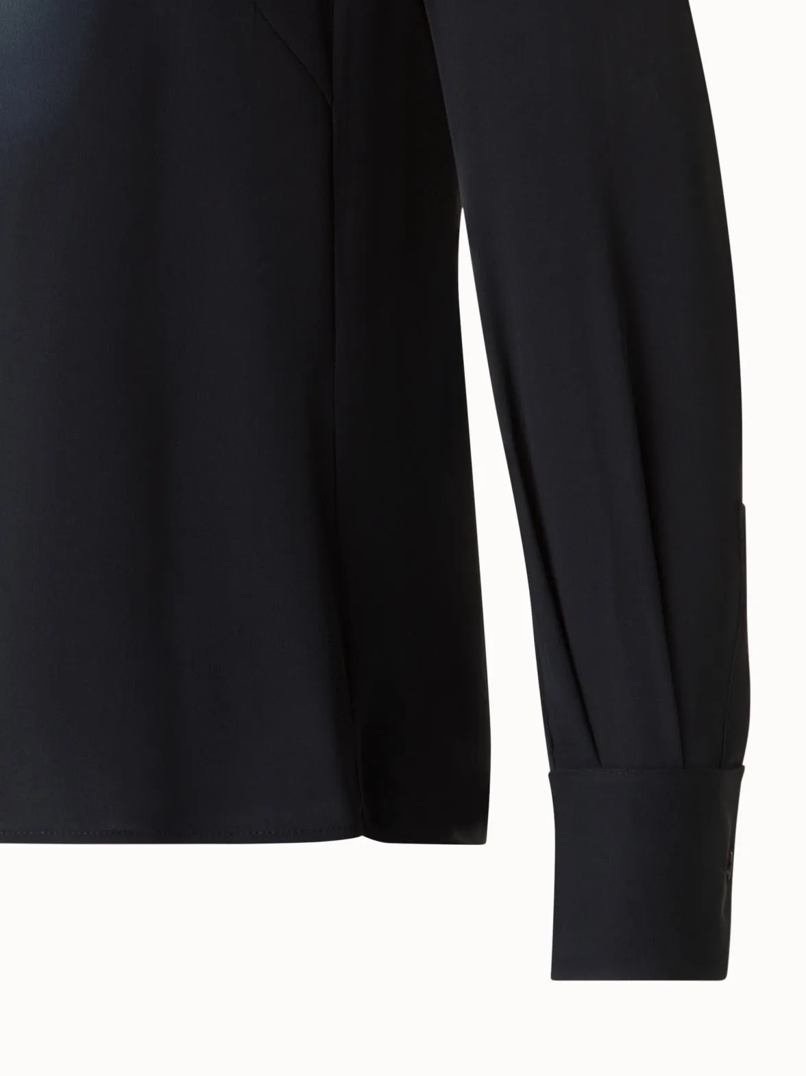 Silk Crêpe Blouse with Shadow Print Akris