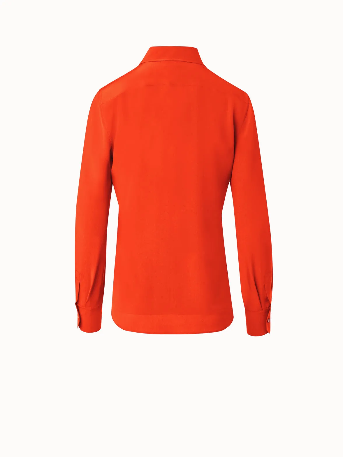 Silk Crêpe Shirt Blouse Akris