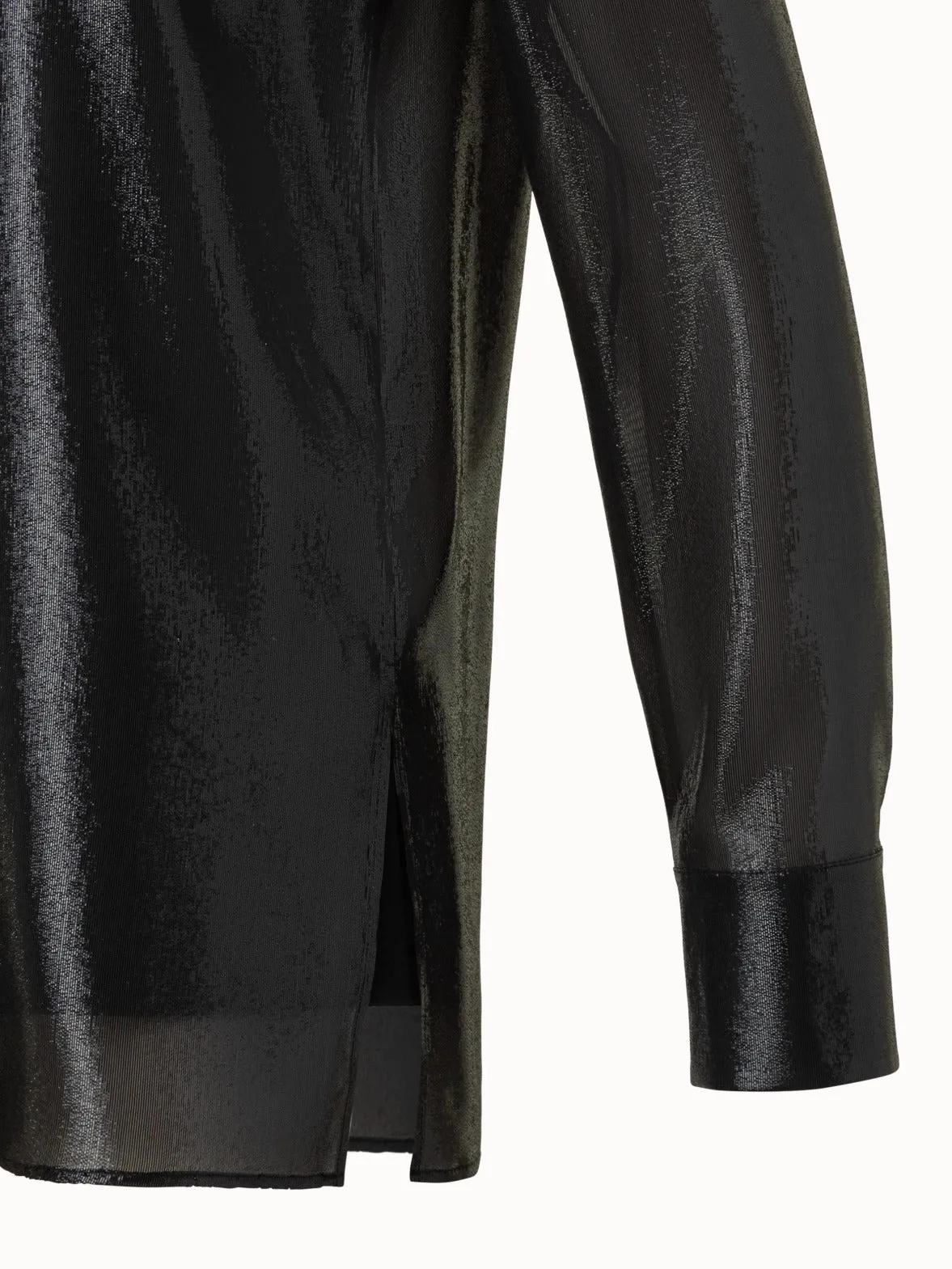 Silk Lurex Blend Tunic Blouse Akris