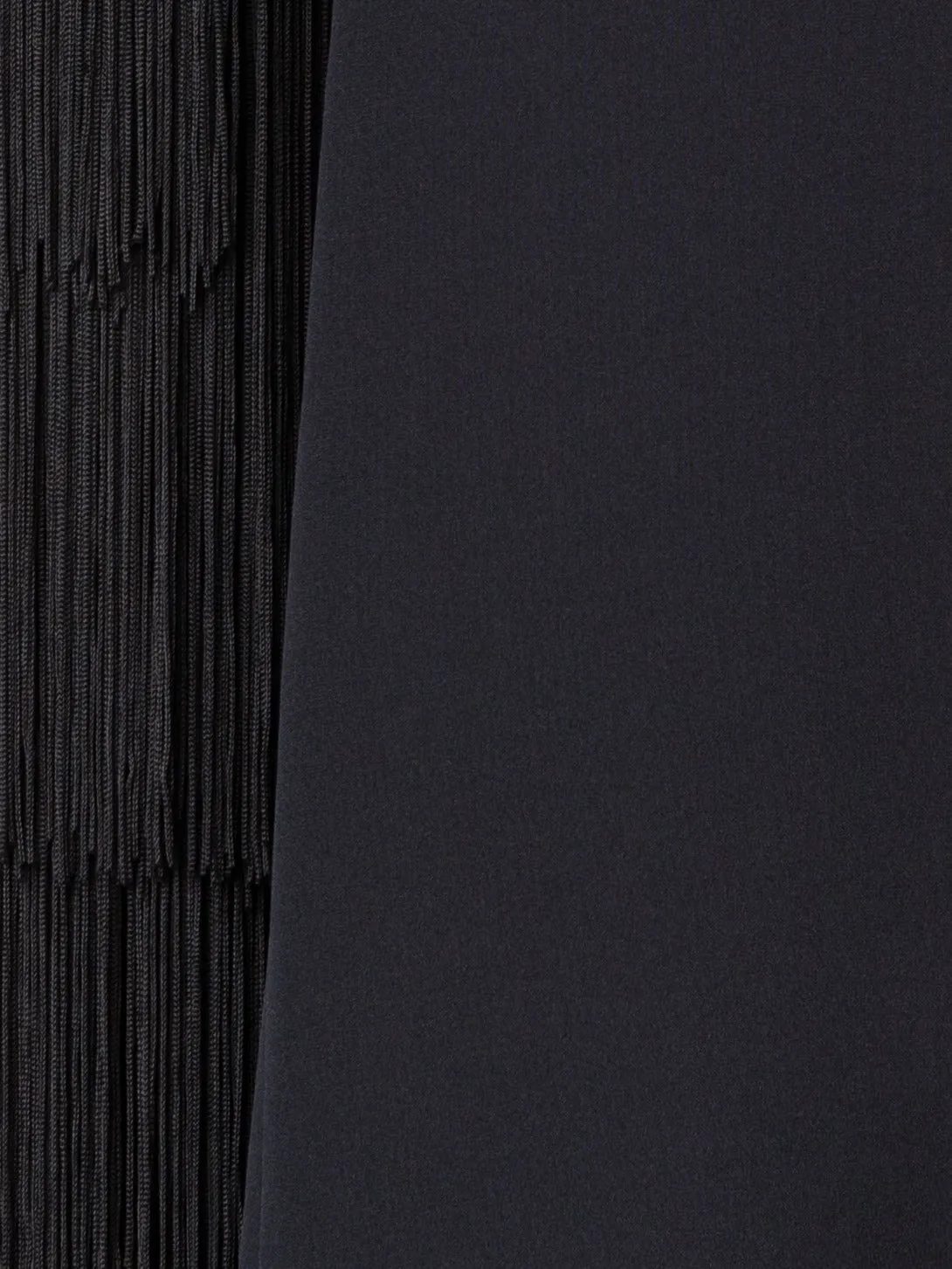 Silk Tunic Blouse with Fringes Sleeves Akris