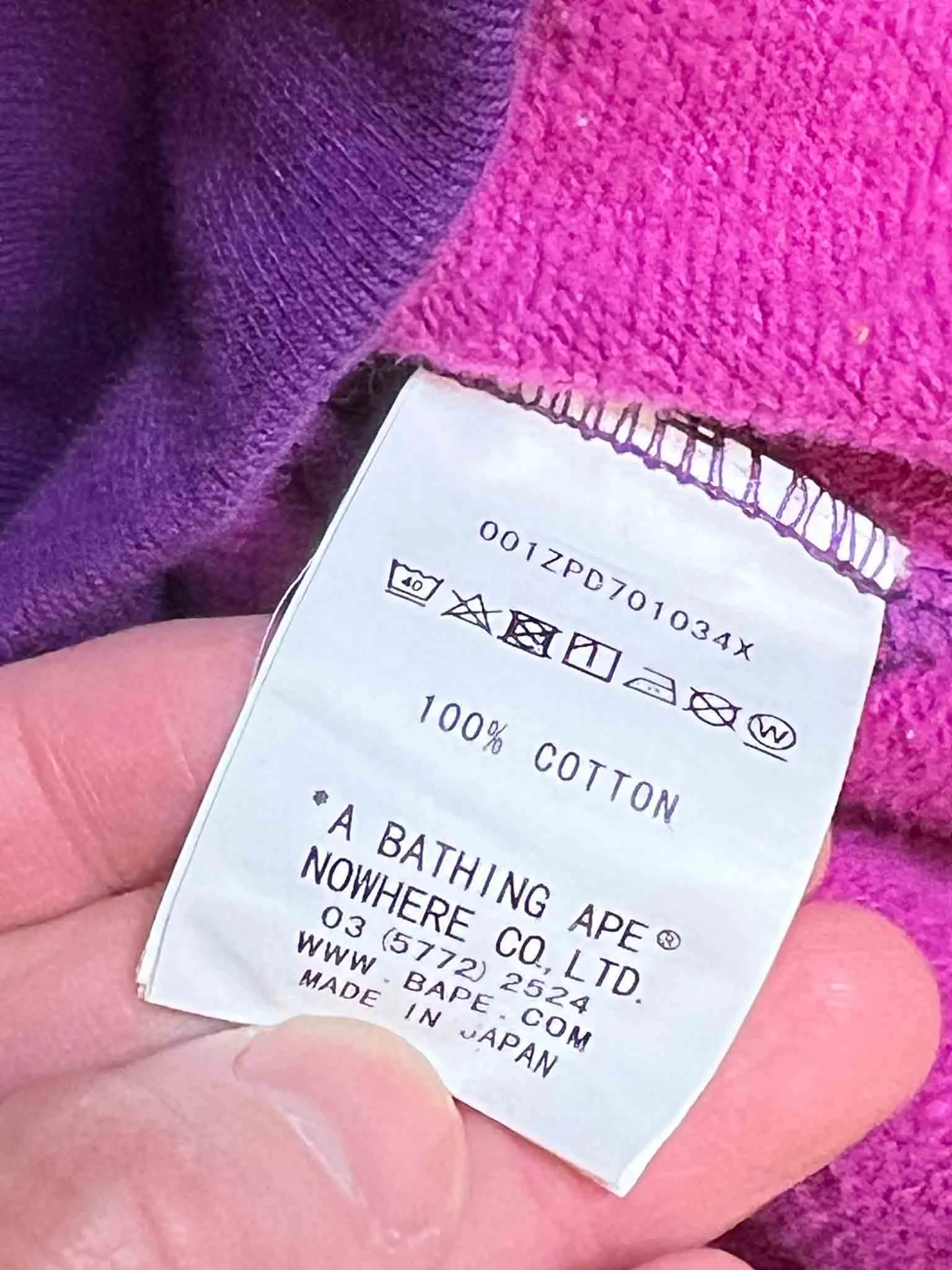 Size L | A Bathing Ape Colour Camo Hoodie