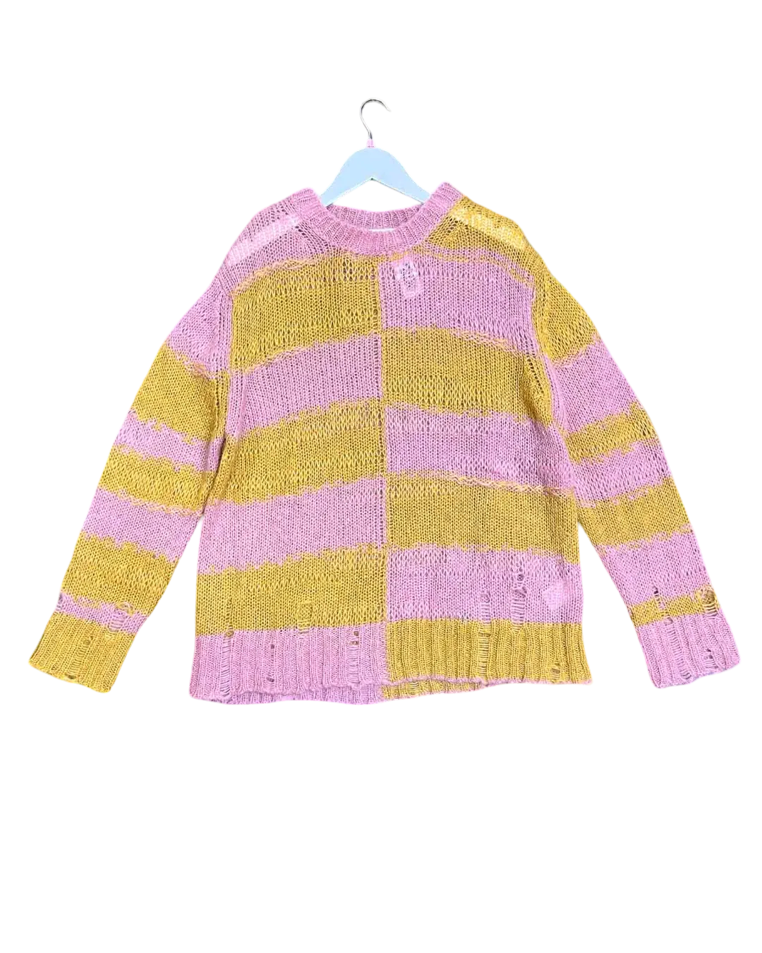 Size L | Essentiel Antwerp Caprese Mohair-blend Oversized Sweater
