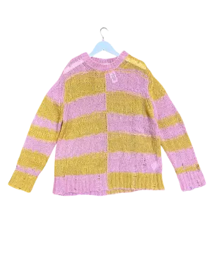 Size L | Essentiel Antwerp Caprese Mohair-blend Oversized Sweater
