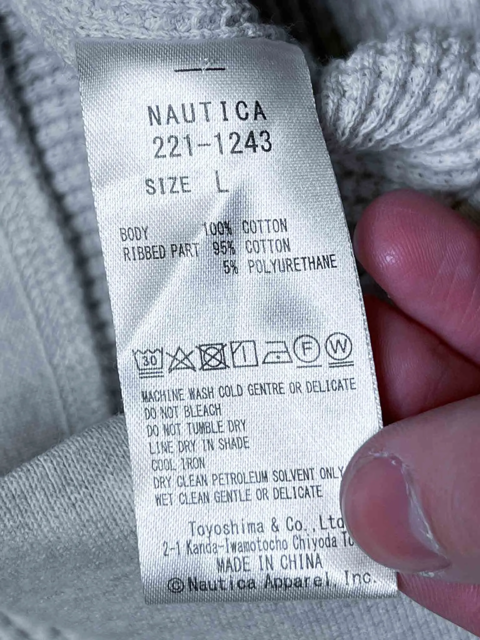 Size L | Nautica Vintage Waffle Jumper
