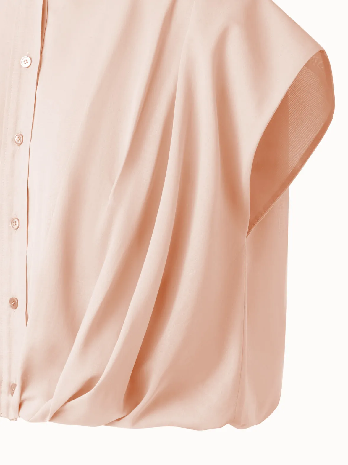 Sleeveless Cotton Voile Blouse Akris