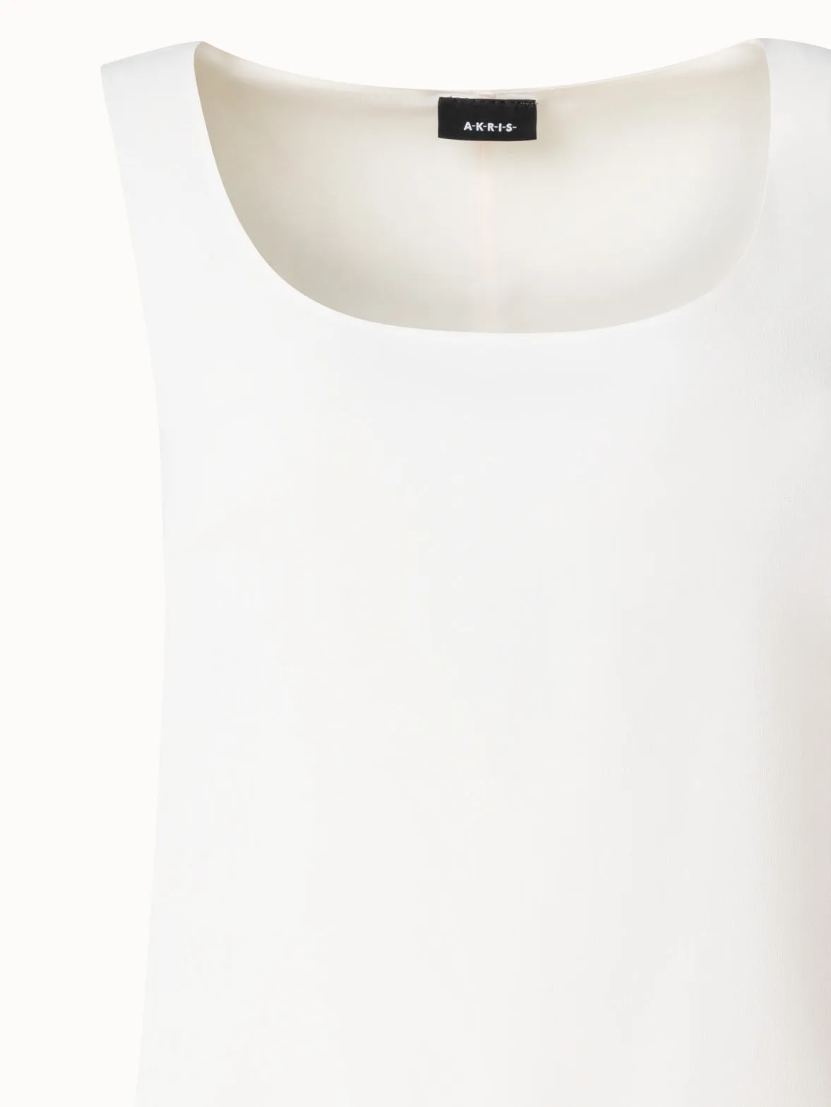 Sleeveless Silk Georgette Top Akris