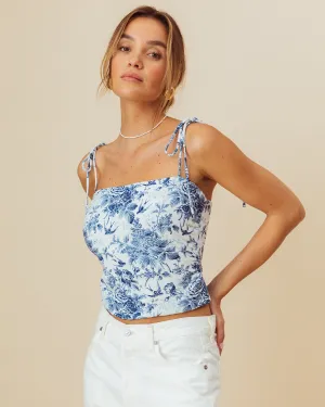 Snow Calico Top (print issue)