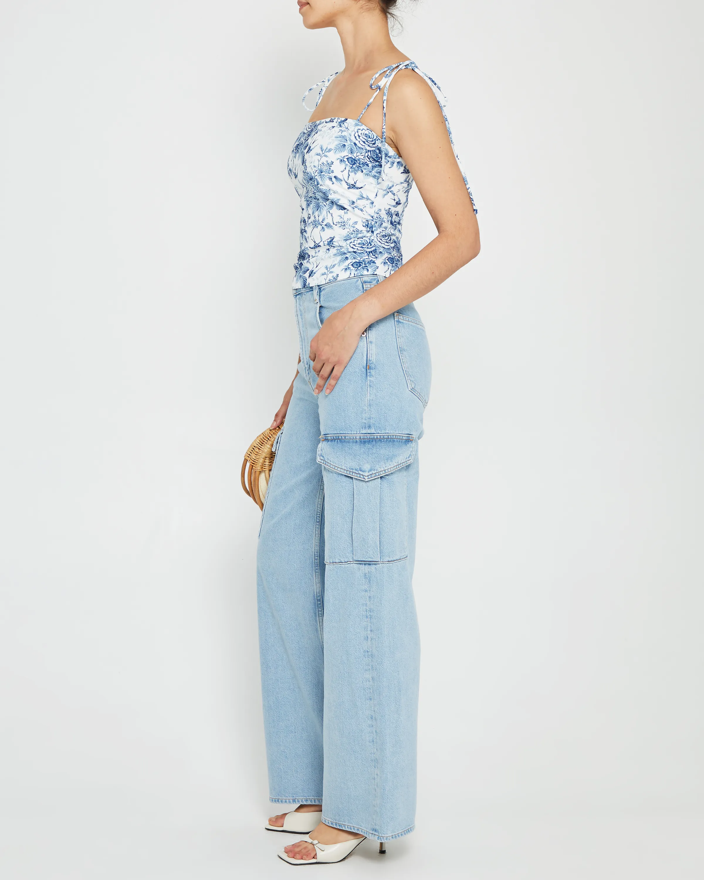 Snow Calico Top (print issue)