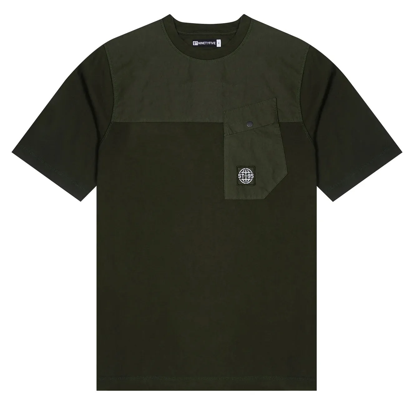 ST95 Pocket Tee Dark Green
