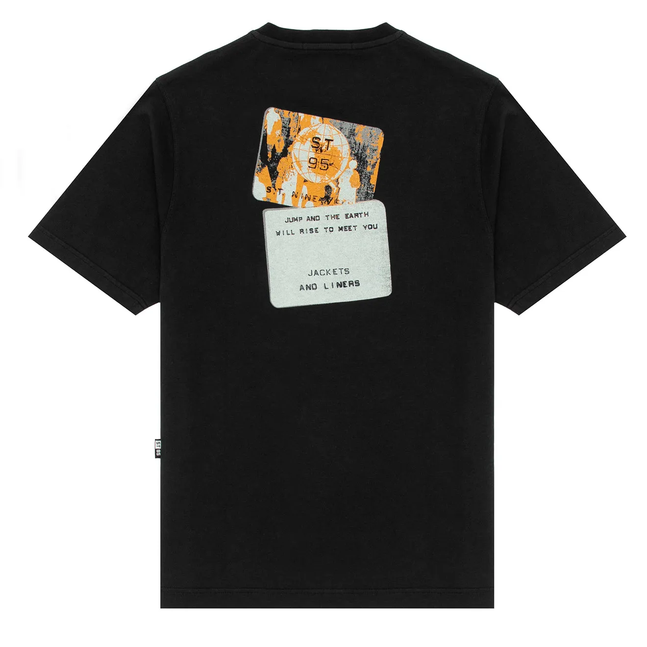 ST95 SS Etichetta Tee Black