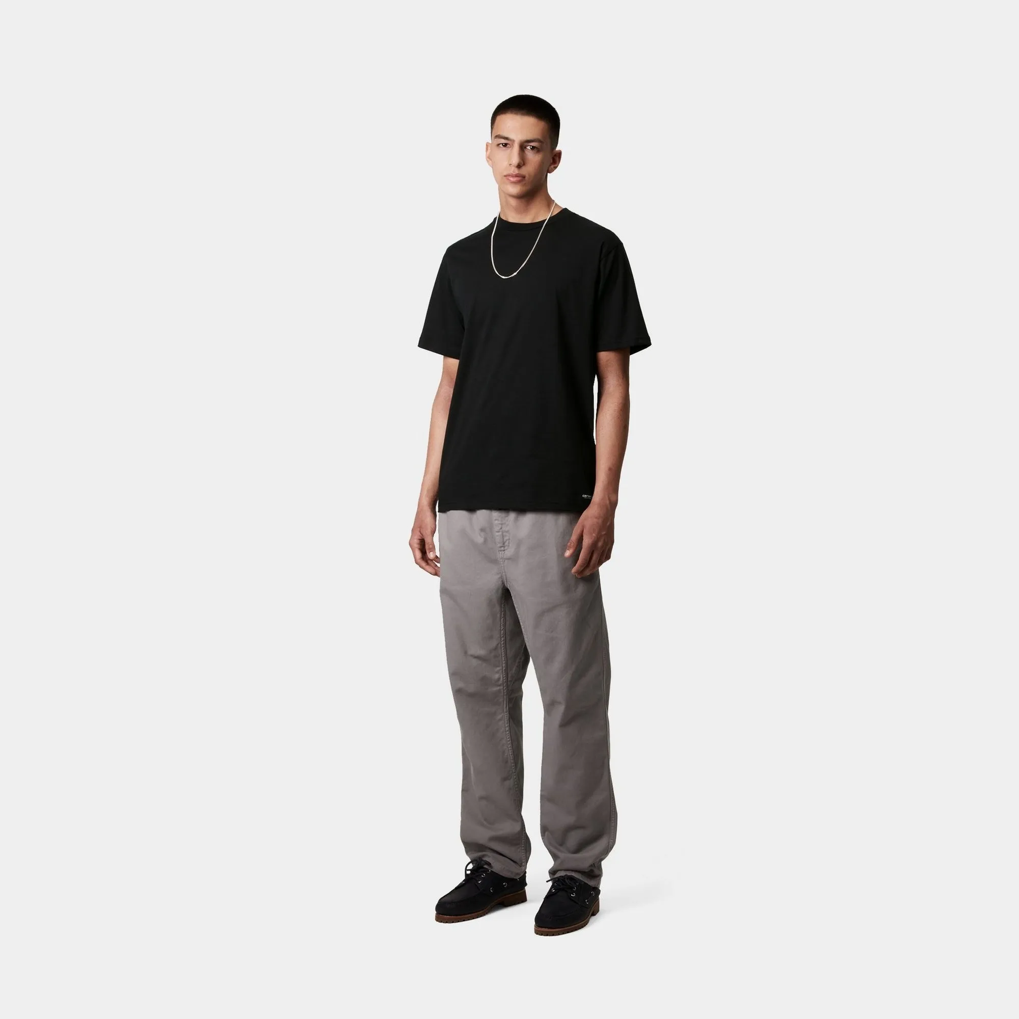 Standard Crew Neck T-Shirt (2 Pack) | Black   Black Carhartt WIP