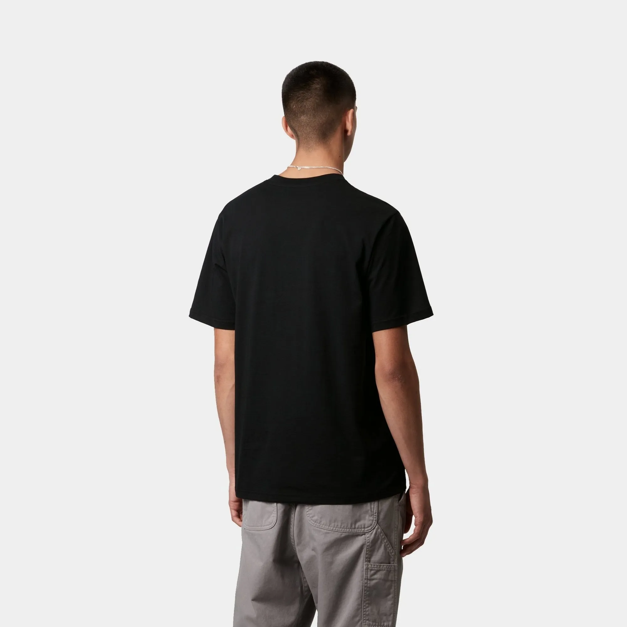 Standard Crew Neck T-Shirt (2 Pack) | Black   Black Carhartt WIP