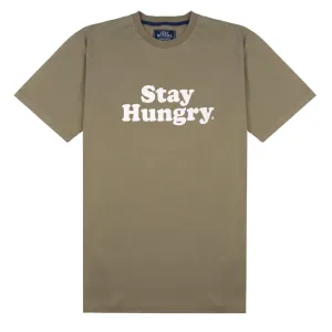 Stay Hungry Smooth T-Shirt Bamboo / White