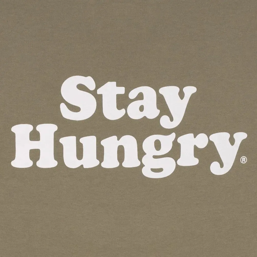 Stay Hungry Smooth T-Shirt Bamboo / White