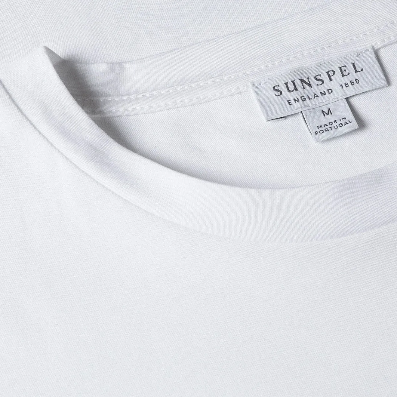 Sunspel Riviera Midweight T-Shirt White