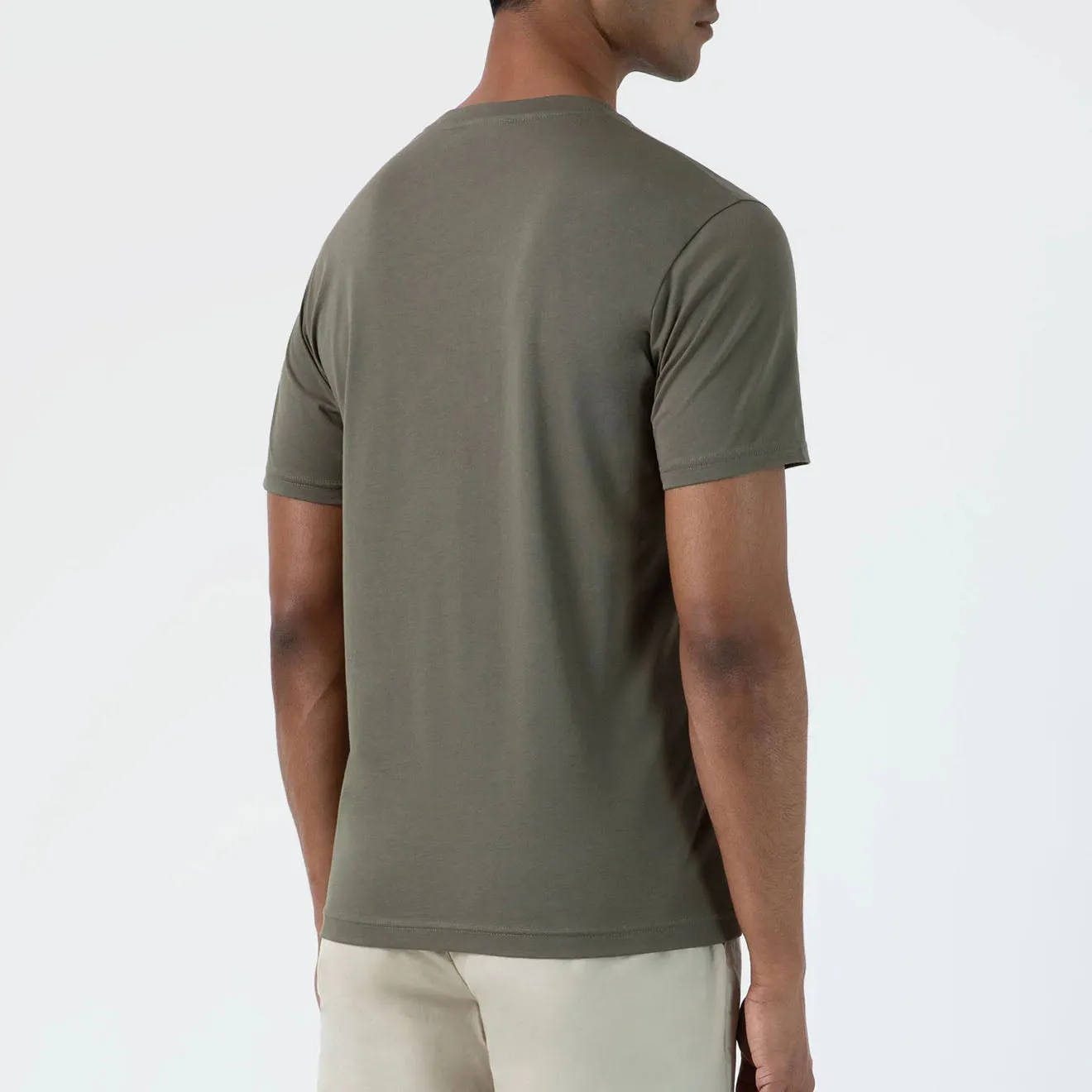 Sunspel Riviera S/S Crew Neck Tee Khaki