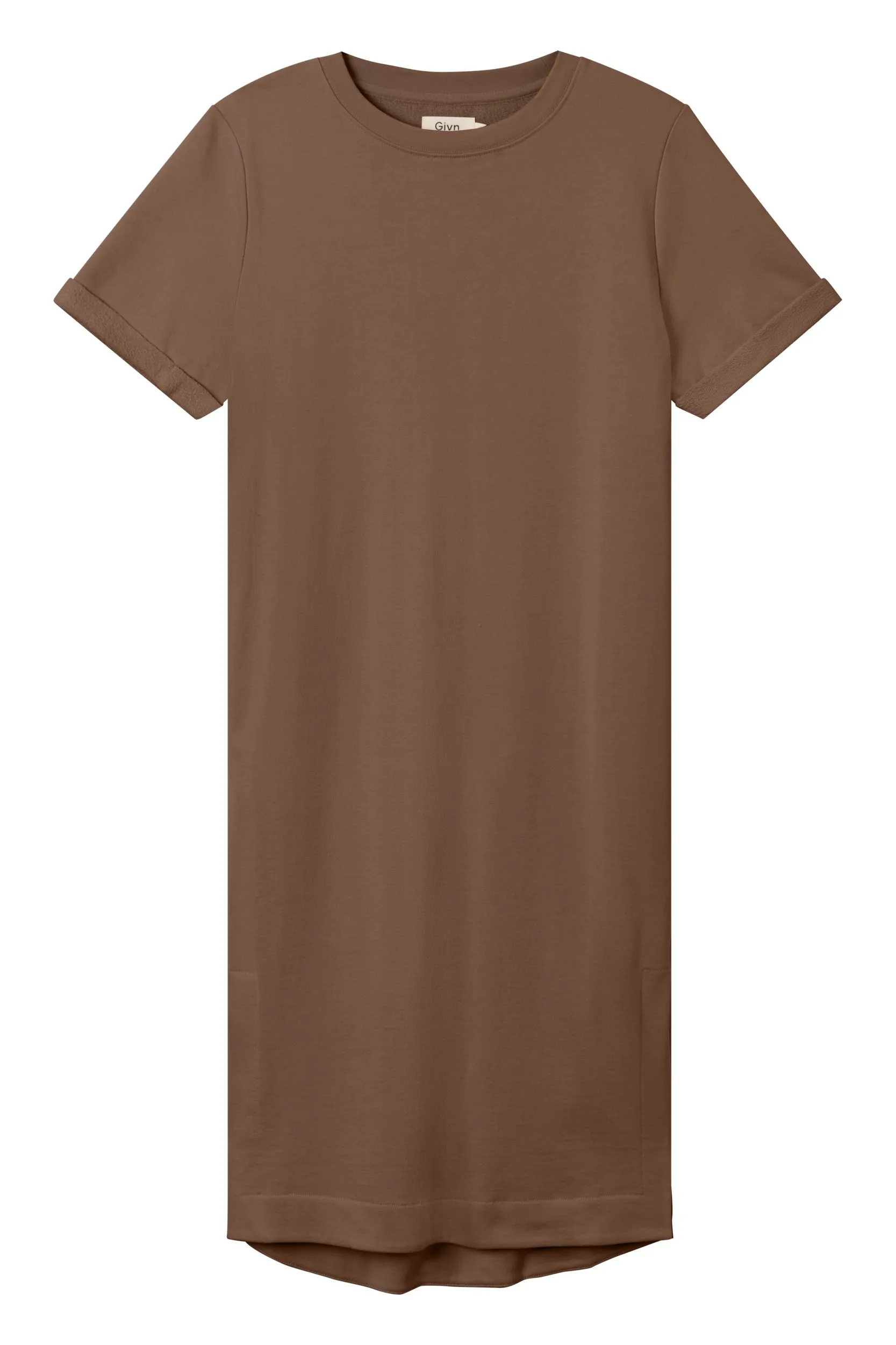 Sweat dress FRIEDERIKE organic cotton - Muddy Brown Givn Berlin