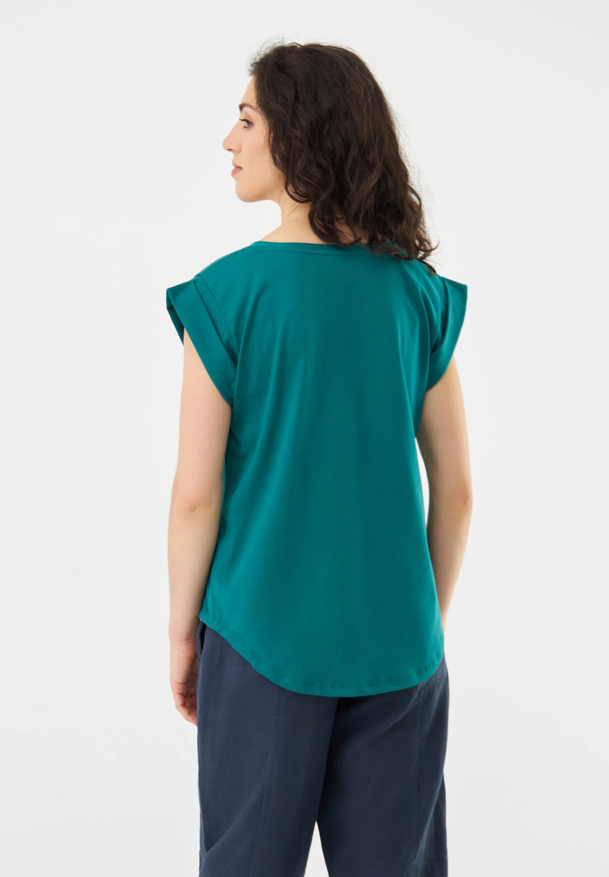 T-shirt GBCAPRI Relaxed Fit Made From Organic Cotton - Malachite Green Givn Berlin