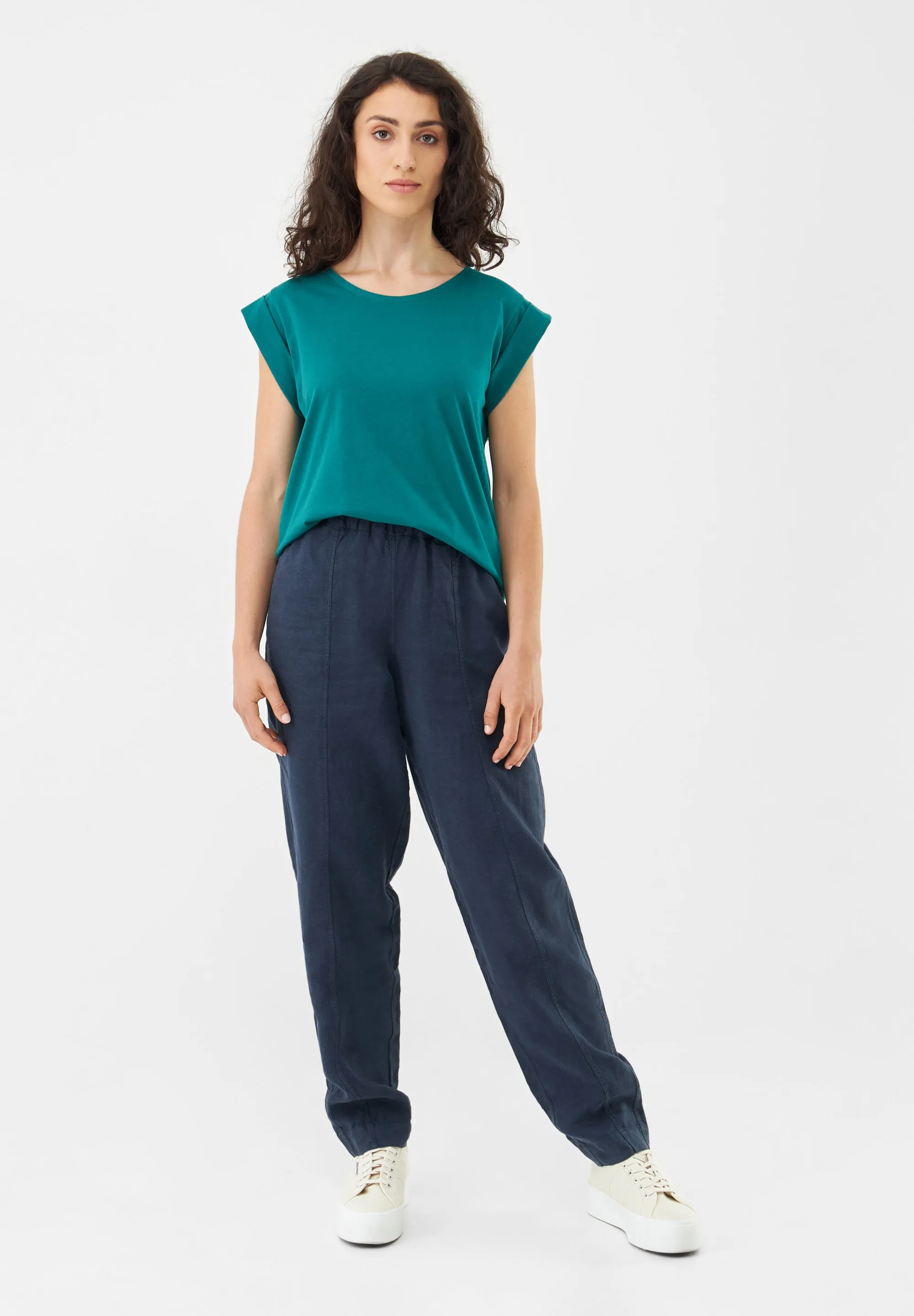 T-shirt GBCAPRI Relaxed Fit Made From Organic Cotton - Malachite Green Givn Berlin