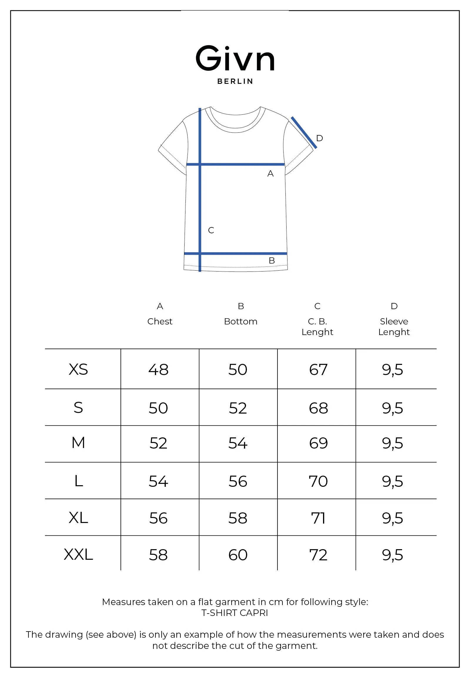 T-shirt GBCAPRI Relaxed Fit Made From Organic Cotton - White Givn Berlin