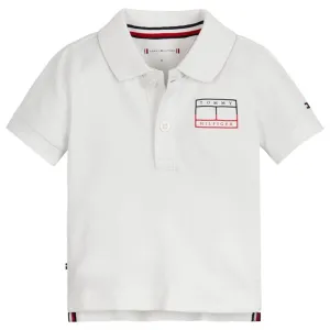 Tommy Hilfiger Baby Tommy Flag Polo White