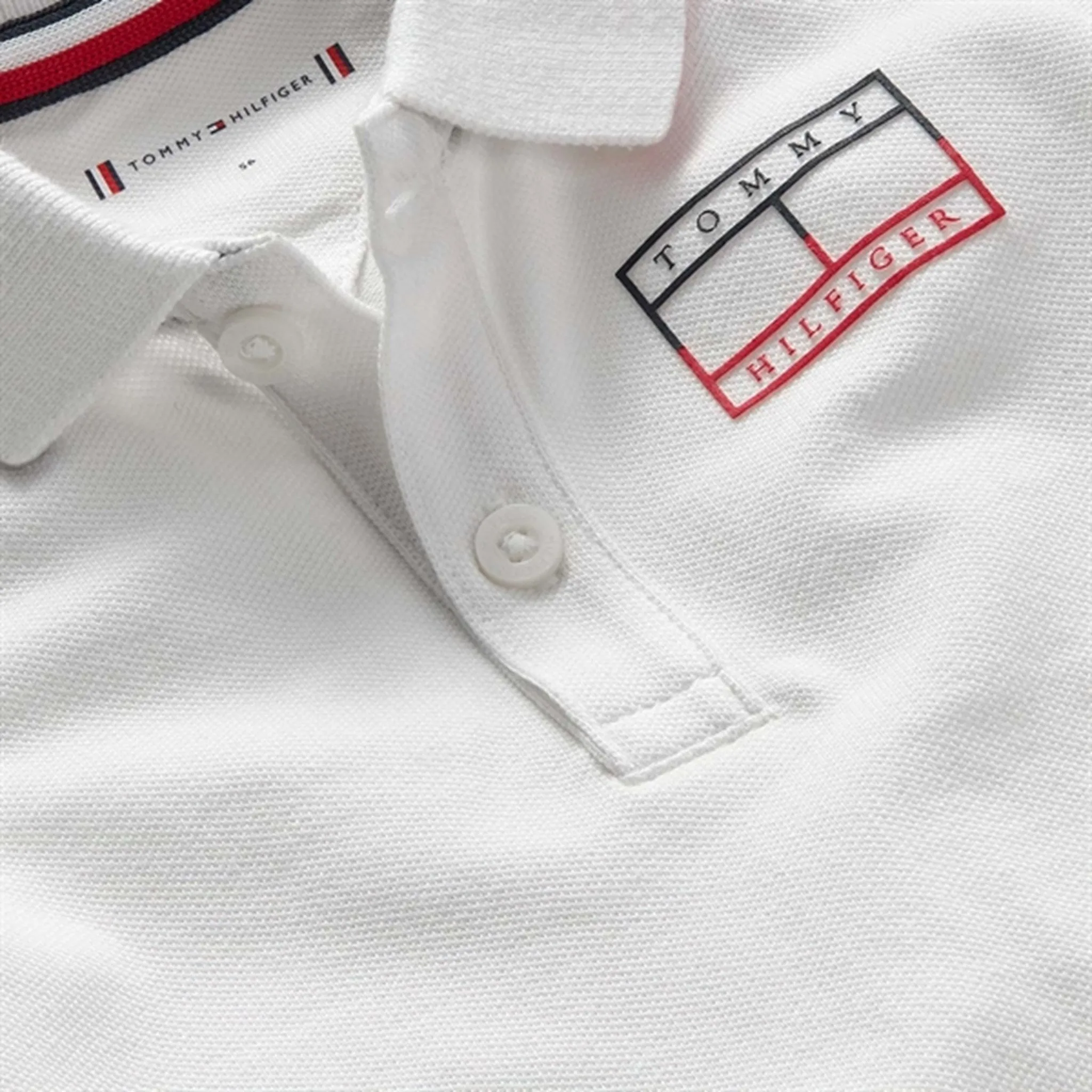 Tommy Hilfiger Baby Tommy Flag Polo White