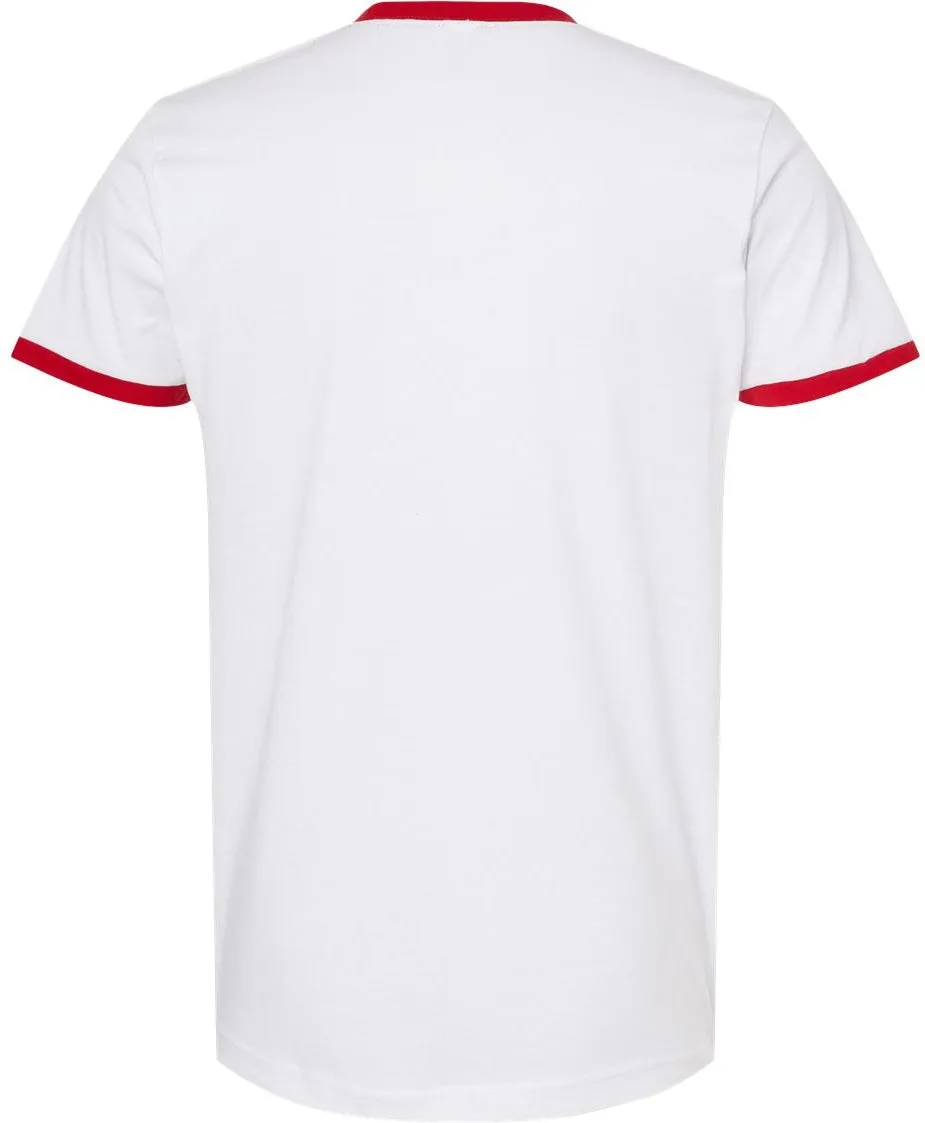 Tultex Unisex Fine Jersey Ringer T-Shirt
