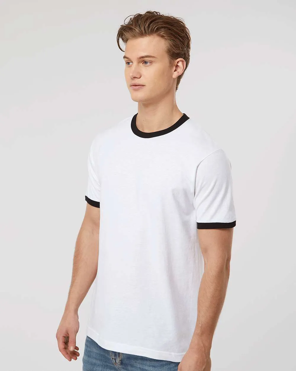 Tultex Unisex Fine Jersey Ringer T-Shirt
