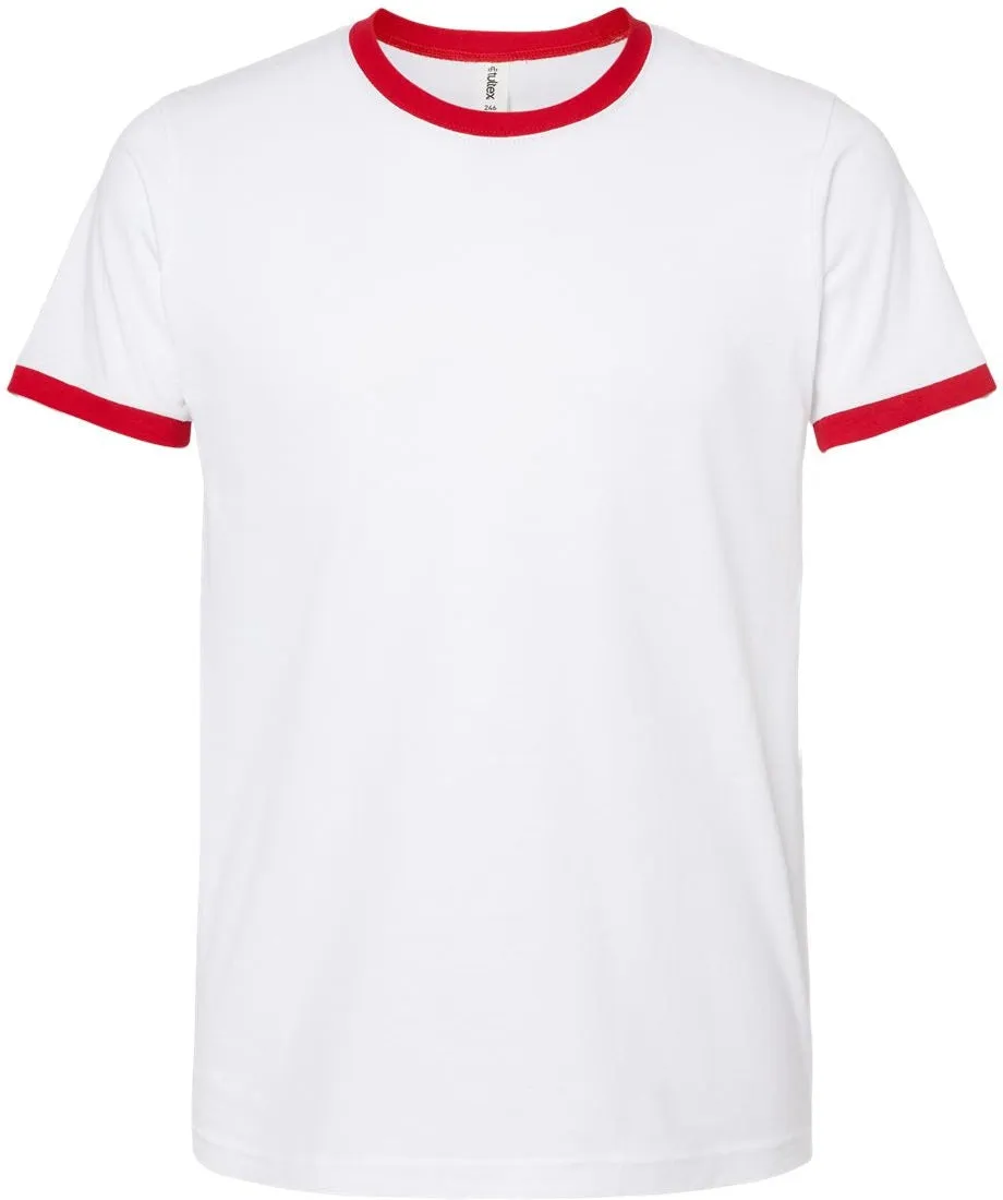 Tultex Unisex Fine Jersey Ringer T-Shirt