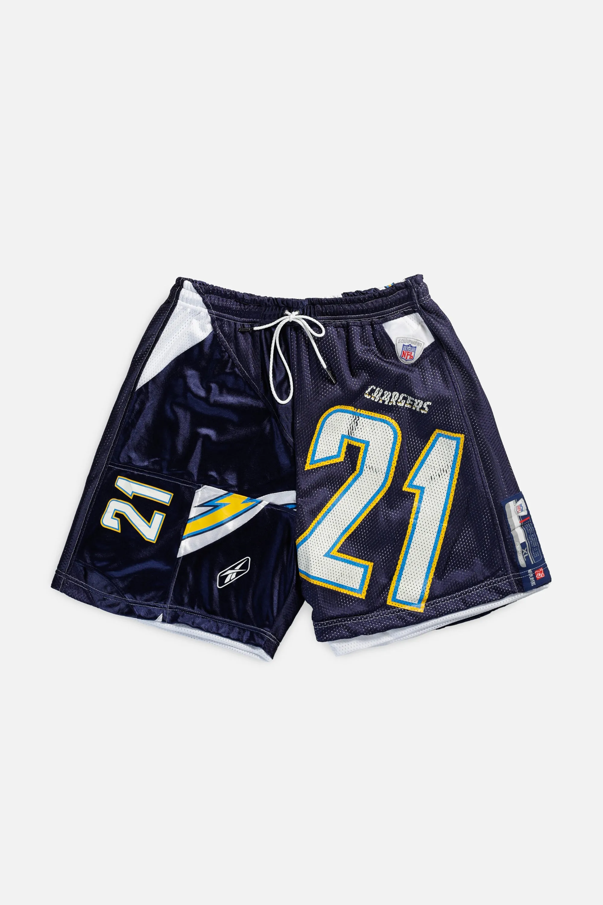 Unisex Rework Chargers Jersey Shorts - L Frankie