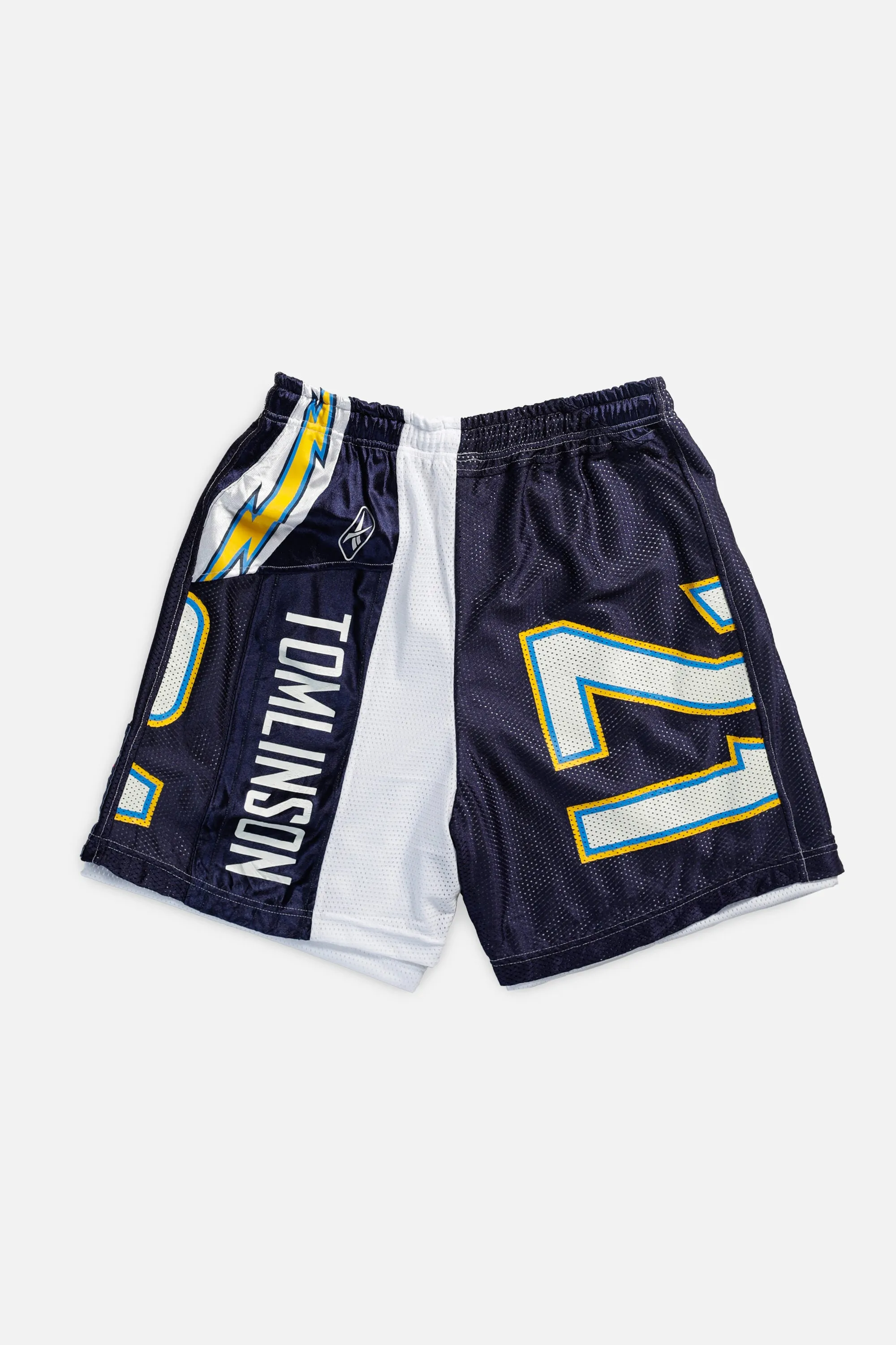 Unisex Rework Chargers Jersey Shorts - L Frankie