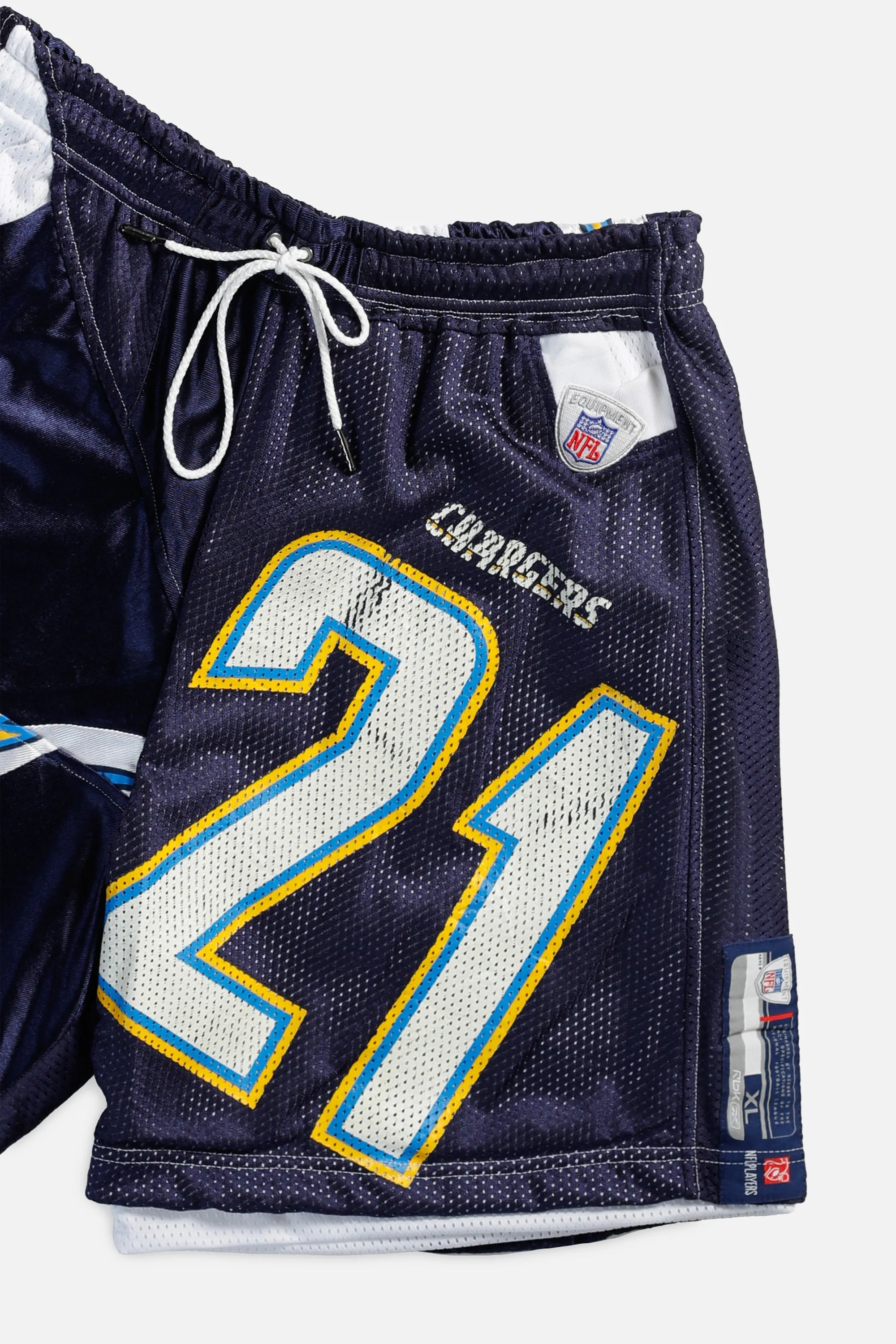 Unisex Rework Chargers Jersey Shorts - L Frankie