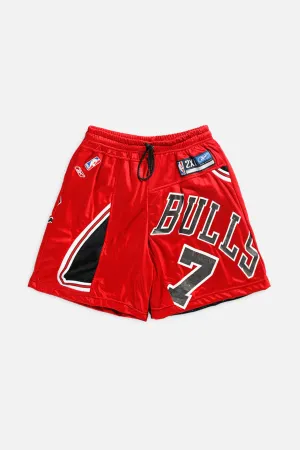 Unisex Rework Chicago Bulls NBA Jersey Shorts - S Frankie