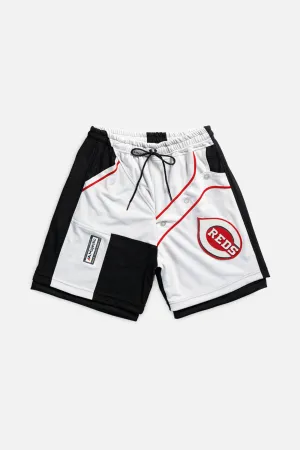 Unisex Rework Cincinnati Reds MLB Jersey Shorts - S Frankie