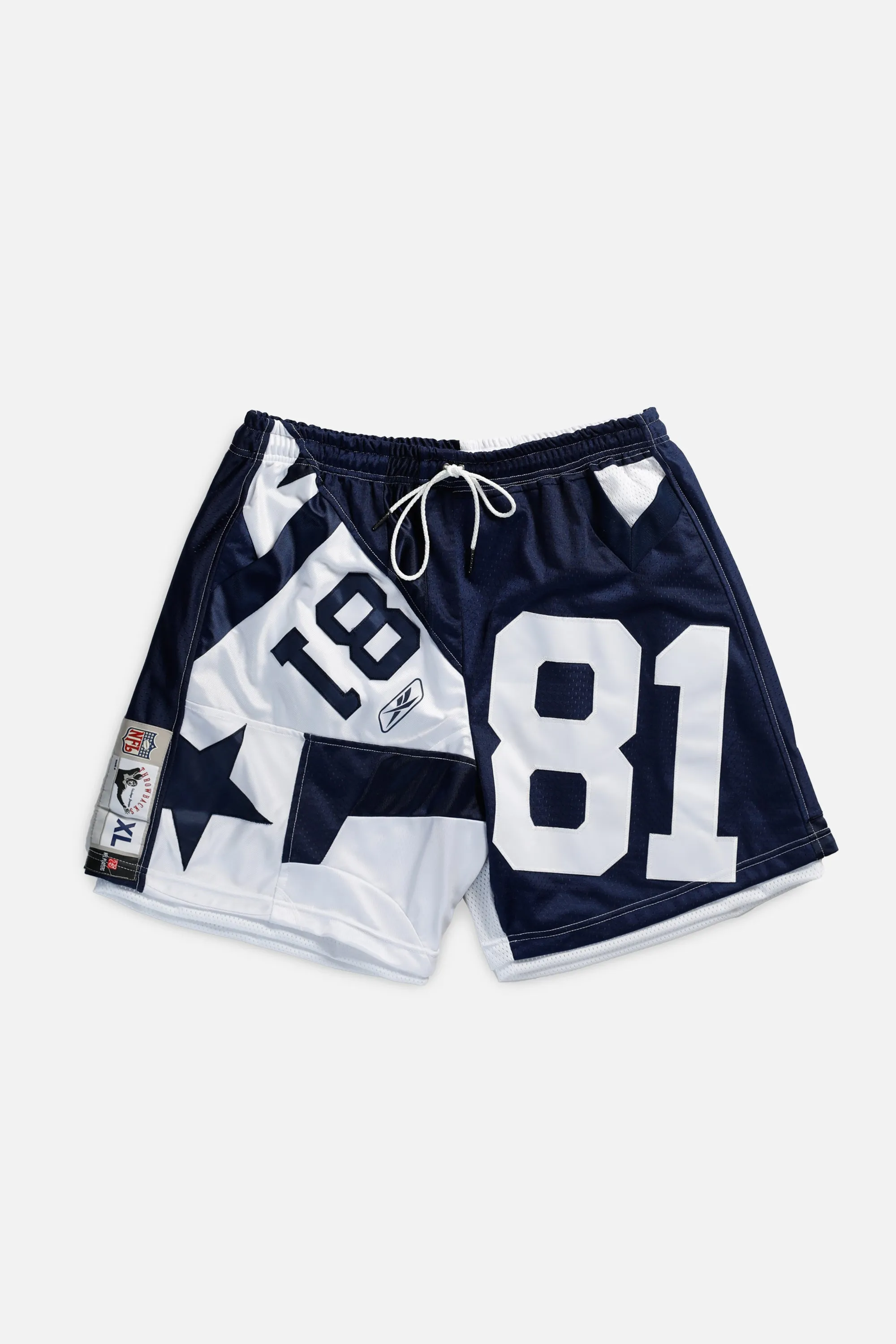 Unisex Rework Dallas Cowboys Jersey Shorts - XL Frankie