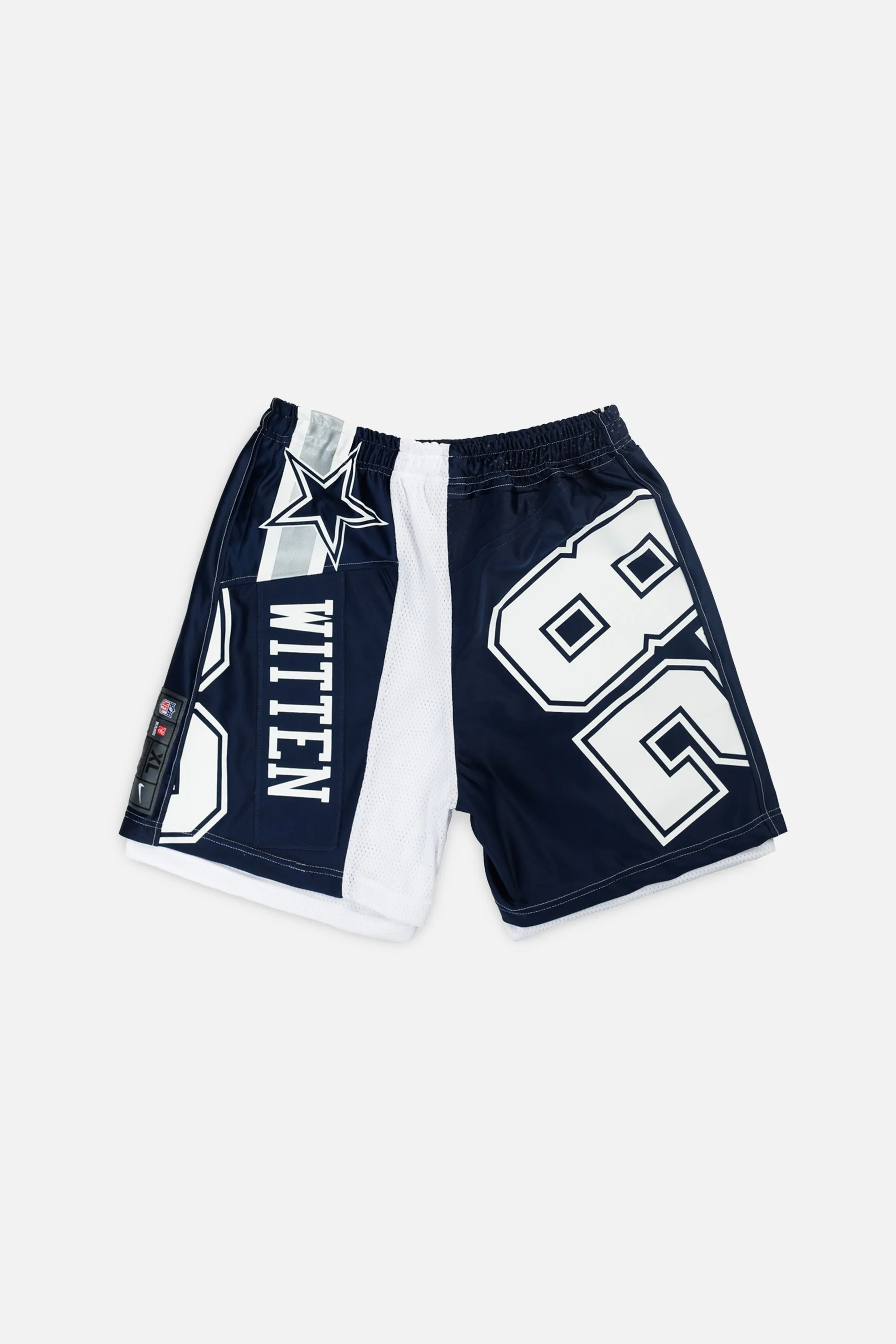 Unisex Rework Dallas Cowboys NFL Jersey Shorts - M Frankie