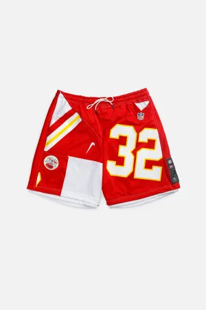 Unisex Rework Kansas City Chiefs NFL Jersey Shorts - XL Frankie