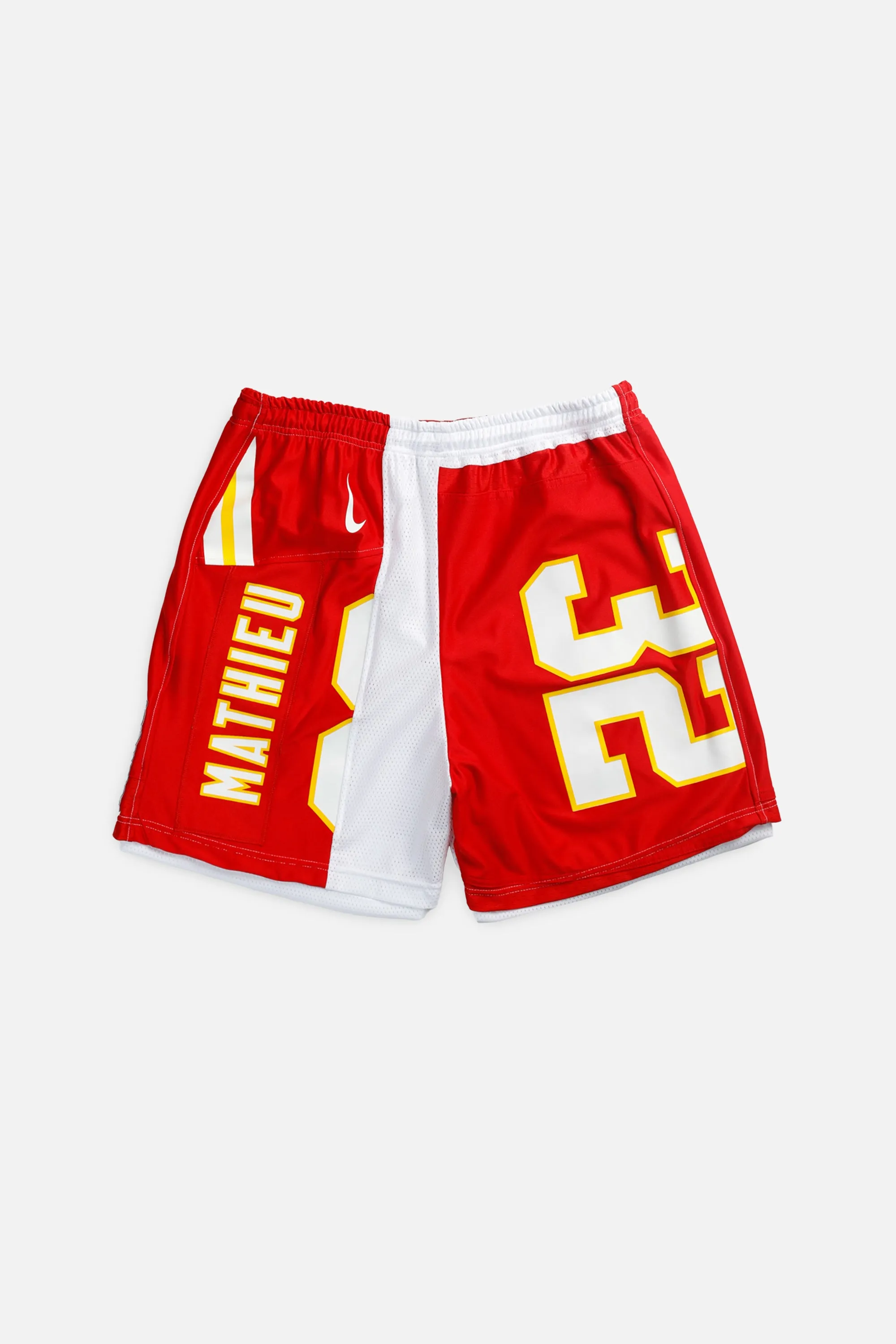 Unisex Rework Kansas City Chiefs NFL Jersey Shorts - XL Frankie