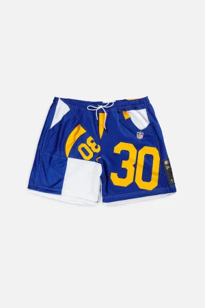 Unisex Rework LA Rams NFL Jersey Shorts - XXL Frankie