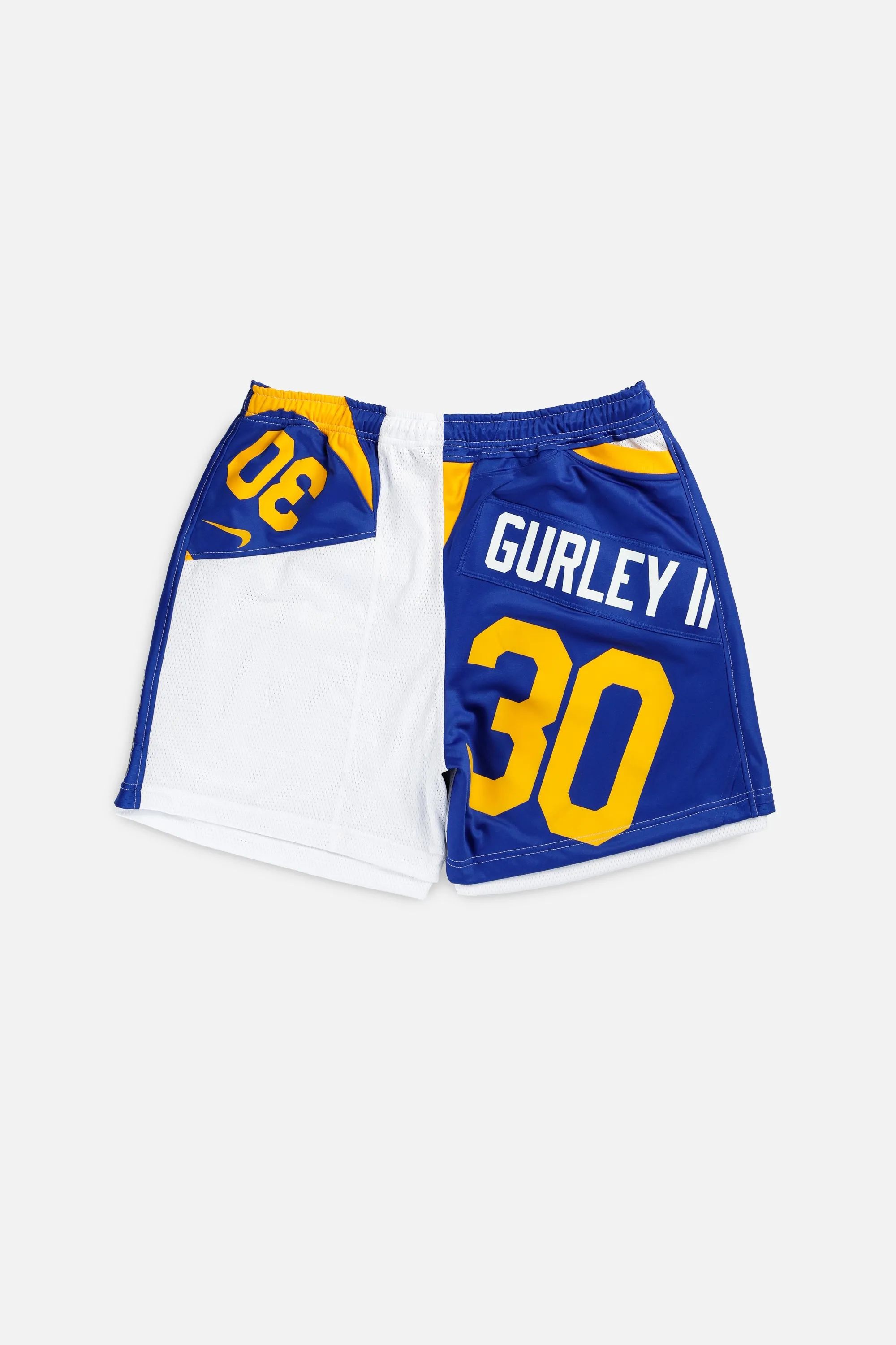 Unisex Rework LA Rams NFL Jersey Shorts - XXL Frankie