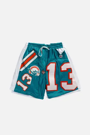 Unisex Rework Miami Dolphins Jersey Shorts - M Frankie