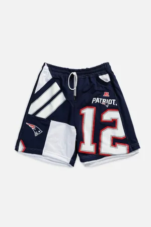 Unisex Rework Patriots Jersey Shorts - M Frankie