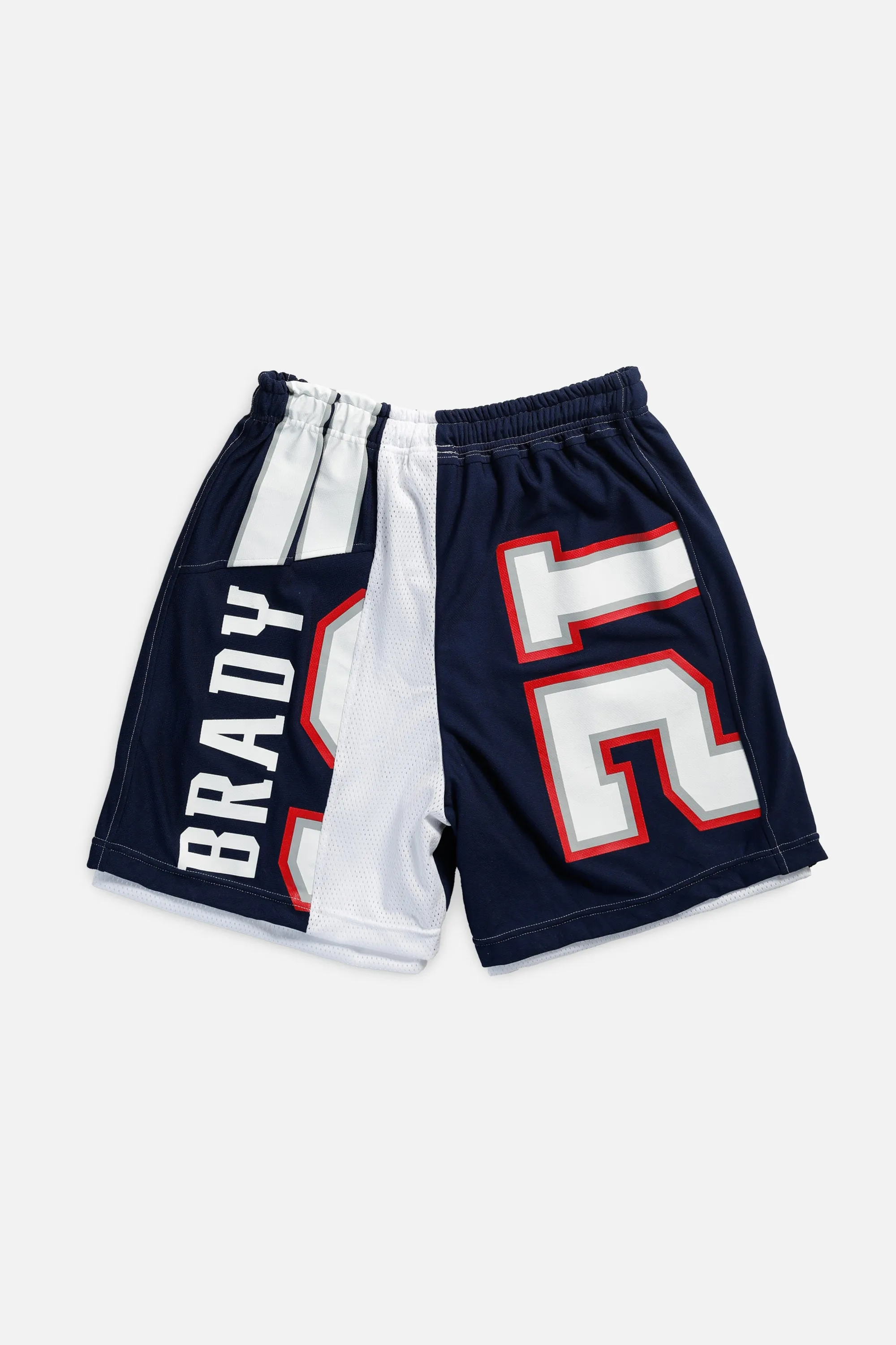 Unisex Rework Patriots Jersey Shorts - M Frankie