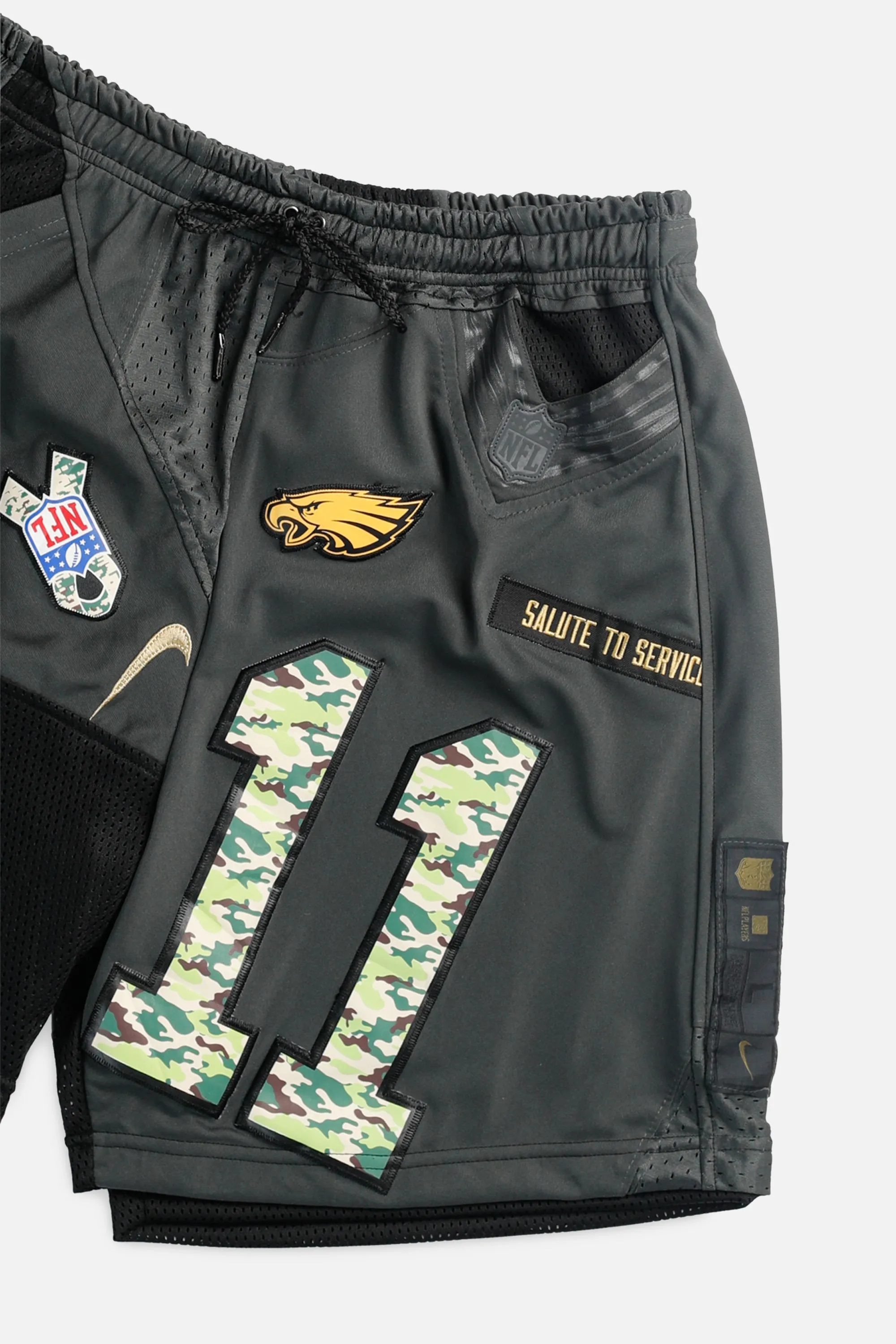 Unisex Rework Philadelphia Eagles NFL Jersey Shorts - M Frankie