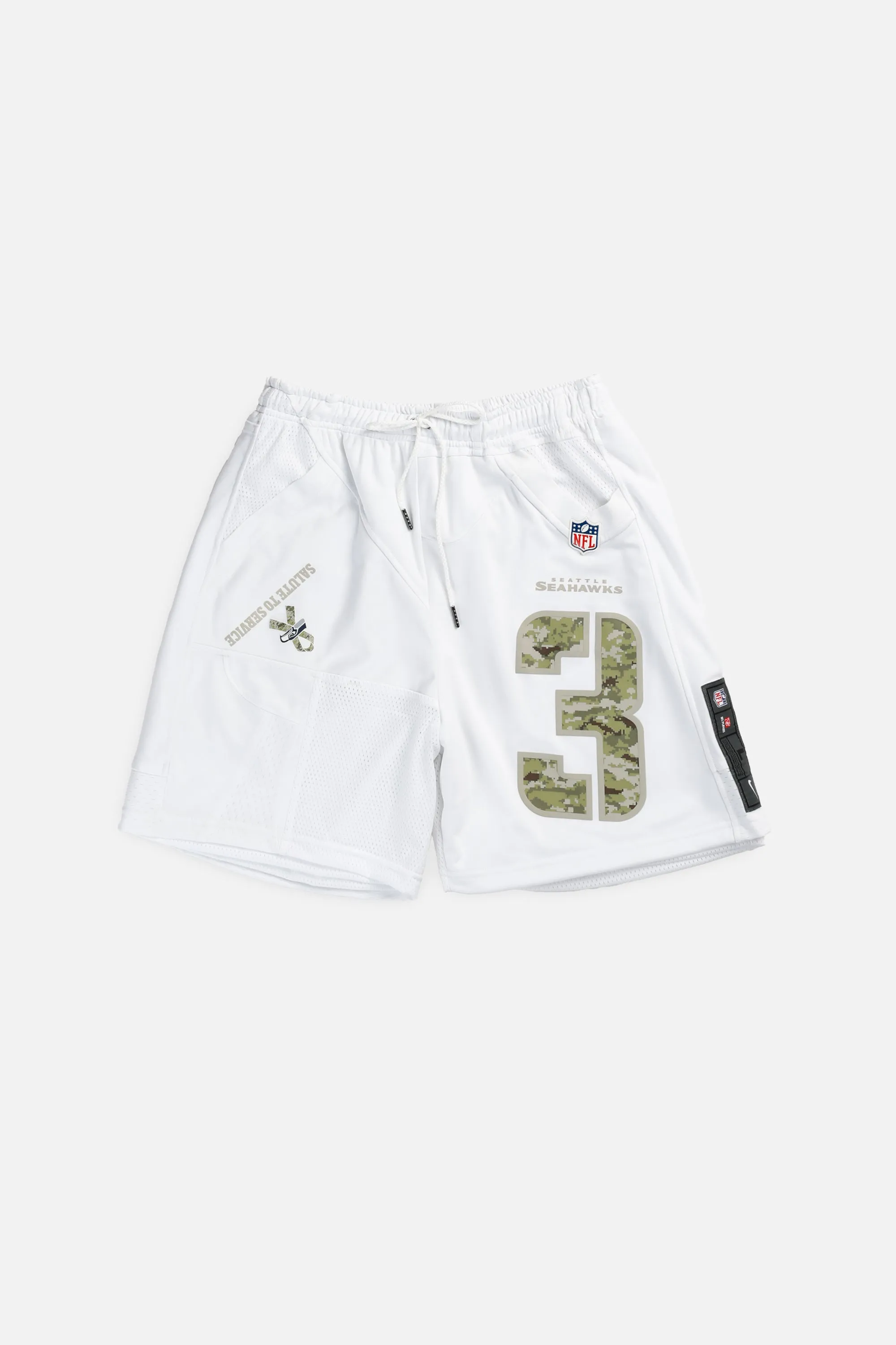Unisex Rework Seattle Seahawks NFL Jersey Shorts - M Frankie