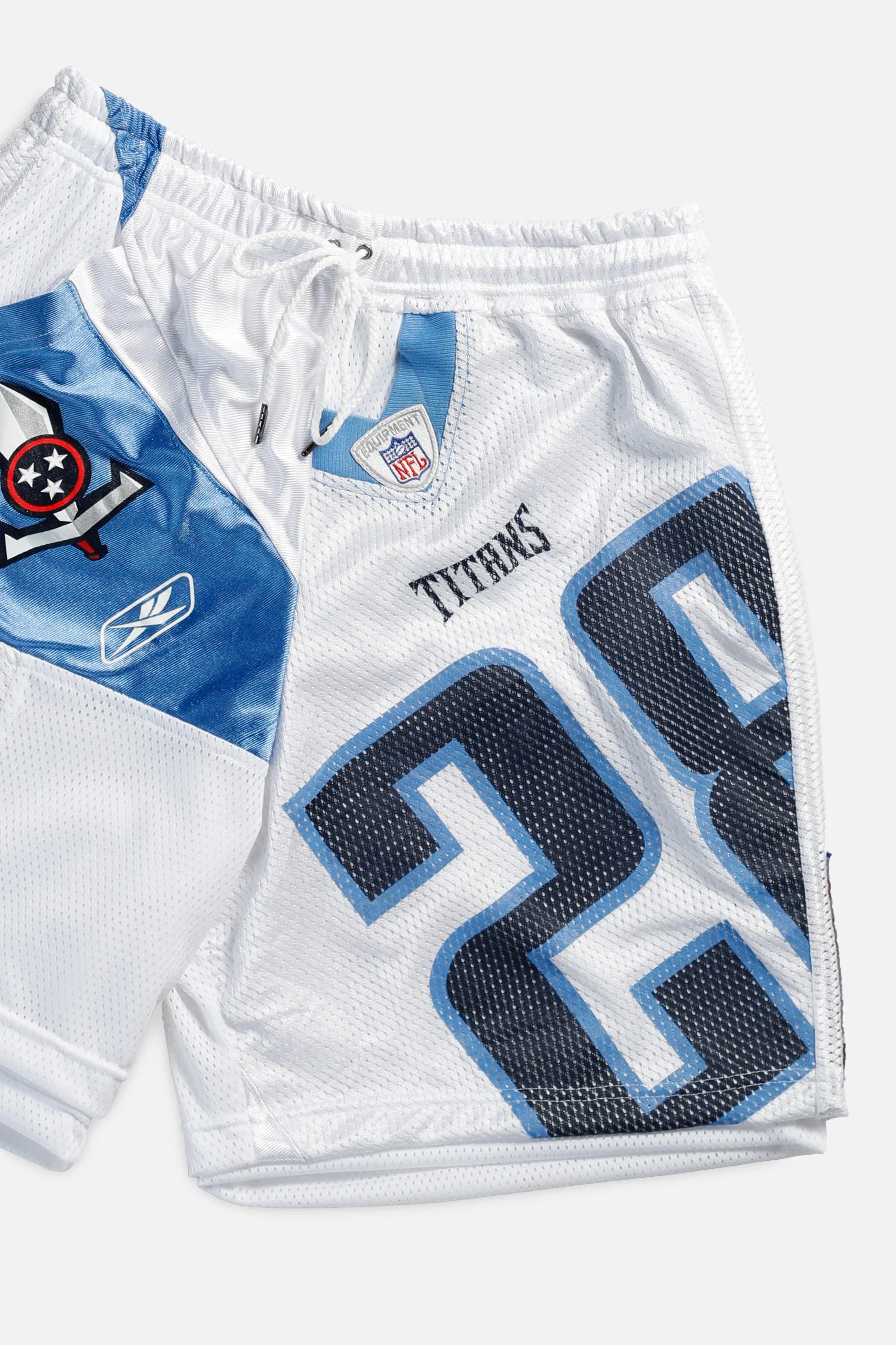 Unisex Rework Tennessee Titans Jersey Shorts - M Frankie