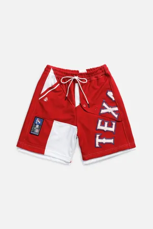 Unisex Rework Texas Rangers MLB Jersey Shorts - XS Frankie