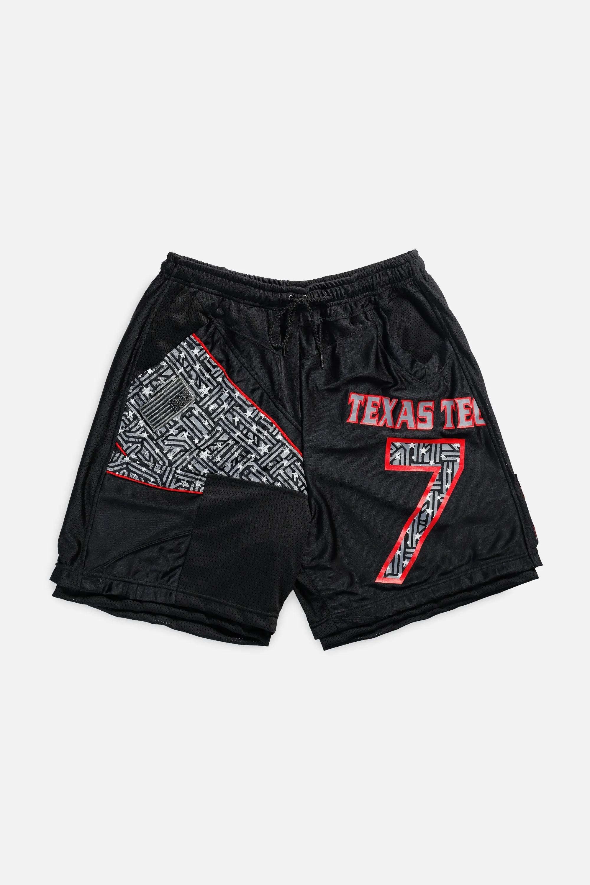 Unisex Rework Texas Tech Jersey Shorts - L Frankie